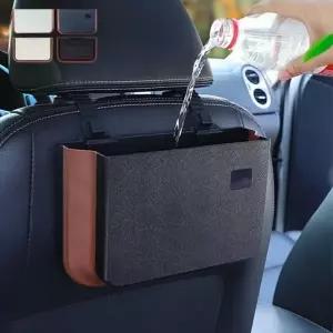 다용도 자동차 쓰레기통 수납함 차량 방수 휴지통 정리함 차량용 캠핑용 차박 앞좌석용