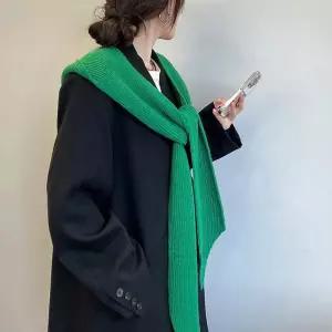 후드 워머 여성 숄 머플러 레이어드 니트 간절기 [mD9A62D]