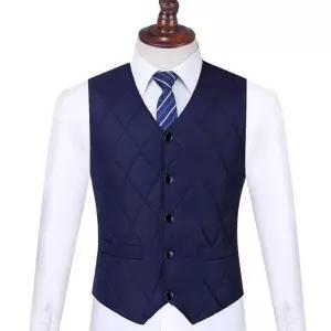 이너 정장패딩조끼 브이넥 경량 남자 사무실 패딩조끼 노카라 가벼운 간절기