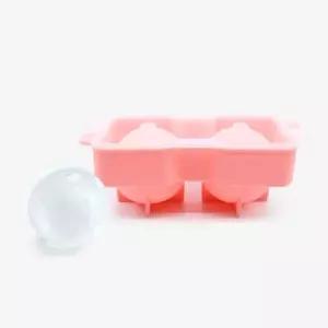 2구 핑크 왕얼음틀 구얼음 아이스볼 메이커 하이볼용