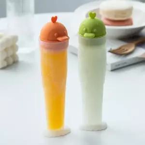 국산 실리콘 아이스크림틀 몰드 얼음틀 메이커 펭귄