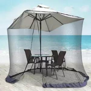 방충망 테라스 텐트 캠핑 모기장 파라솔 원터치