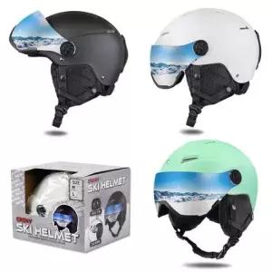 아동스키헬멧 크로니 스키 헬멧 고글 일체형 스노우보드