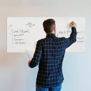 시트지 간편접착 화이트보드 시트 100x45cm 냉장고메모판 보드시트지