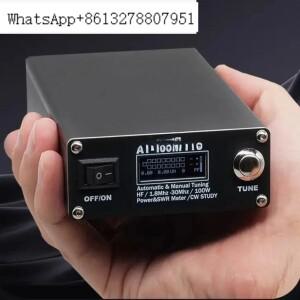 ANTUNER AT-100M 프로 1.8MHz-30MHz QRP 안테나 튜너 모스 코드 SWR 미터 파워 HF 라디오용
