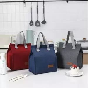 심플한 여행 캠핑 피크닉 보온 보냉 런치백 가방