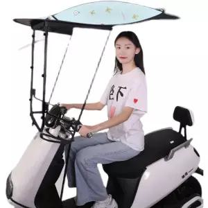 전기 우산 비 지붕 배달 스쿠터 오토바이 눈 차양막