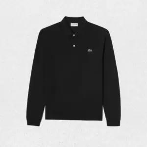 매장정품 라코스테 LACOSTE 남성 프렌치 레귤러핏 긴팔 베이직 폴로셔츠 블랙 PH732E-55N031 LSAP 1465526