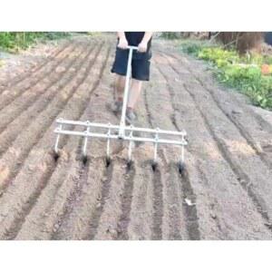 손쟁기 삽쇠 농기구 가정용 스테인리스 1m 경운기 미세 파는 제거 스틸 도량 갈퀴