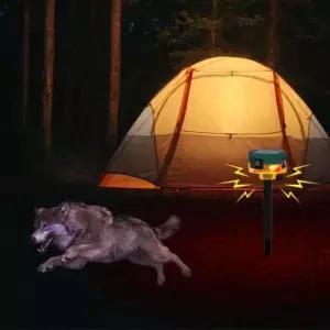 [문구/오피스] 강력사운드 태양광 유해동물퇴치기 센서경보 안내방송