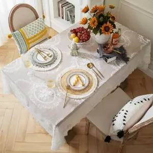 레이스 식탁보 테이블보 매트 덮개 플라워 100x140 레이스테이블보 2인용식탁보 식탁보6인용