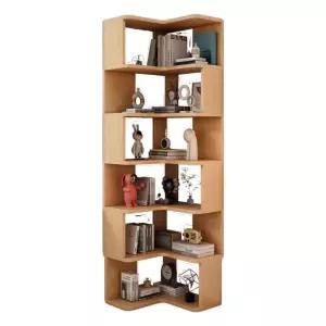 틈새 책꽂이 선반 모던 모서리 책장 책꽃이 서재 진열대