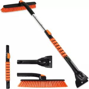 크리스마스 자동차 오토 트럭 SUV를 위한 폼 그립과 360 회전 브러시 헤드가 있는 41인치 윈드실드용 얼음