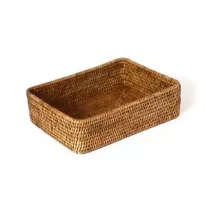 라탄 인테리어 수납 스몰 직사각 바구니 엑스라지 XL