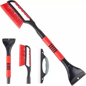 카트맨 26 얼음 스크레이퍼가 장착된 스노우 브러시 제설 자동차 트럭 SUV 앞유리 창문 스크래치 없음