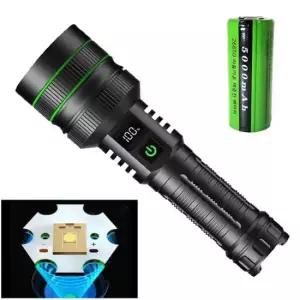 손전등 LED 충전식 줌 서치 라이트 랜턴 후레쉬 26650