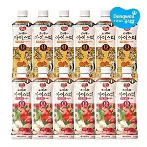 [동원에프앤비][동원] 보성홍차 아이스티 제로 500ml 한라봉x 6개 + 애플x 6개