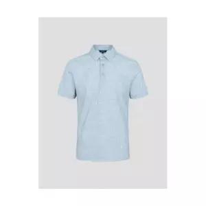 빈폴 BEANPOLE GOLF 남성 모노그램 패턴 카라 티셔츠 스카이 블루 BJ5642B93Q 312190