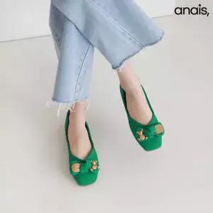 [아나이스] 골드 리본 말랑 플랫슈즈 1cm_26S204