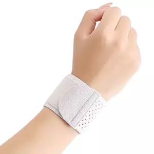 얇은 메쉬 손목 보호대 이중압박 스트랩 운동 헬스 테니스 일상용 아대