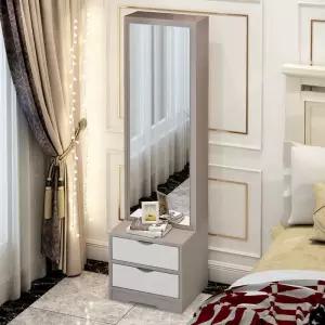 접이식 화장대 미니 좌식 원목 간이수납 틈새가구 로우타입