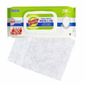 티슈 째든때 기름때 인덕션 청소용 물티슈 60P 찌든때 세정