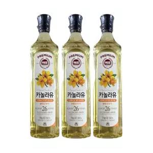 사조 카놀라유 식용유 900mL x 3개