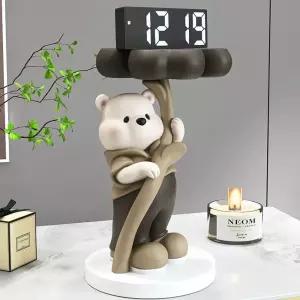 캐릭터테이블 곰돌이 거실 트레이 거실탁자 소품 옐로우