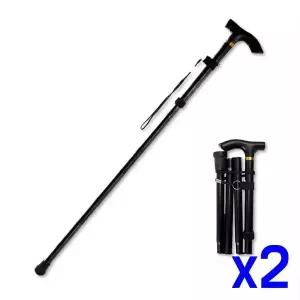 [셀러에이드]TBZ 다용도 초경량 길이조절 워킹스틱 x2개 등산용스틱