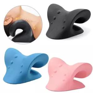 [콩심팥심]TBZ V자 핏 2in1 양방향 목 마사지 베개 여행용베개