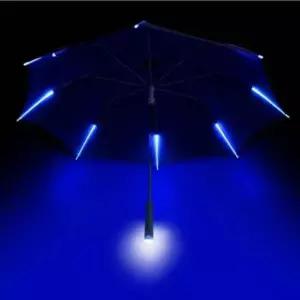 [콩심팥심]TBZ 야간안전 LED조명 컬러 패션 장우산 장마우산 비우산