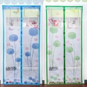 현관문모기장 일체형 민들레 모기장 문발 방문(폭 방충망 90cm)