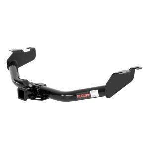 CURT 13322 클래스 3 트레일러 히치, 2인치 리시버, 원형 튜브 프레임, 일부 실버라도, GMC 호환 시에라 가능 블랙과 1500, 2500,