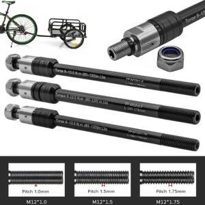 자전거 트레일러 쓰루 액슬 어댑터 앞 포크 160-178mm P1.0/1.5/1.75 히치