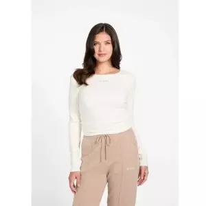 [백화점정품] 26년NEW 게스 GUESS 여성 ACTIVEWEAR 골지 긴팔티 YQ8K2320