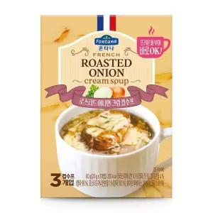 폰타나 로스티드 어니언크림 컵수프 60g x 12스프 즉석 간편식품 간편조리식 즉석조리 맛있는 아침식사 간