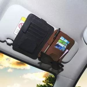 수납 희망 멀티 선바이저 포켓 카드 선글라스 볼펜