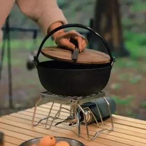 [에이치플러스몰]TBZ 접이식 캠핑 감성 불멍 미니 바베큐그릴 화로대