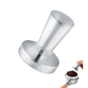 Mtsooning 40mm 커피 탬퍼, 솔리드 스테인리스 스틸 바리스타 파우더 프레스 레벨러 도구, 찌꺼기 기계용 에스프레소 탬퍼 해머 액세서리