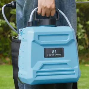 전동 농약 분무기 충전식 텃밭 자동 살포기 8L 약통