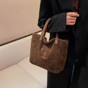 [셀러에이드]WL (별별창고) 겨울 보부상 가방 숄더백 여성 호보백 쇼퍼백 뽀글이