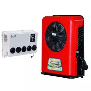 차량용 무시동 굴삭기 24V 지게차 엔지니어링 트럭 24v 천장형 에어컨 와류 화물차