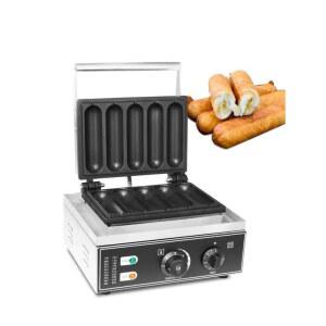 휴게소 야시장 길거리 간식 축제 분식점 노점상 대용량 대량 조리 용 자동 온도 조절 타이머 장착 위생적인 스테인리스 재질 청소 간편한 상업 업소용 전기 핫도그 소시지 튀김기