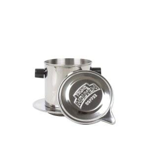 베트남 커피 필터 | 프렌치 프레스 전통 드립 재사용 가능한 Inox Phin 스테인리스 스틸 컵 휴대용 메이커 단컵 캠핑 여행용 애호가