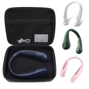 충전식 목 선풍기용 maitexi 핸드 프리 개인용 선풍기 케이스 걸이형 여행 USB 보관함 케이스만 해당