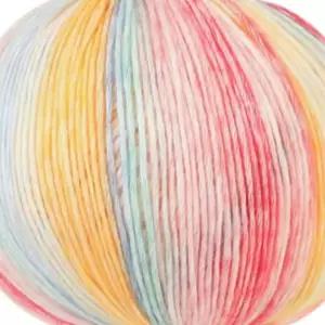 무지개컬러 뜨개실 그라데이션 가방 부드러운 코튼 울 털실 파스텔 옷뜨개