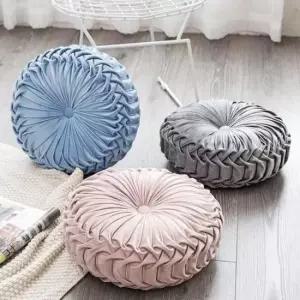 [반려] 호박방석 플 원형쿠션