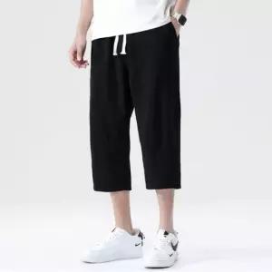 남자바지 린넨 밴딩 7부 팬츠 여름 시원한 바지 3색