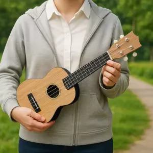 아워뮤직 소프라노 우쿨렐레 풀세트 내추럴우드우드 예쁜 입문용우쿠 연습용 미니 미니악기