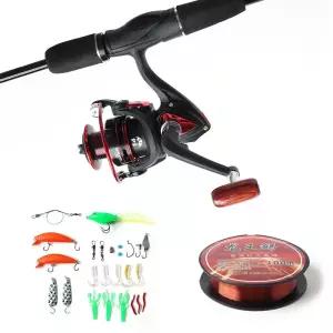 낚시친구 민물 바다 올인원 루어+스피닝릴+낚싯대세트스세트 스풀 스세트 입문자용 초보자